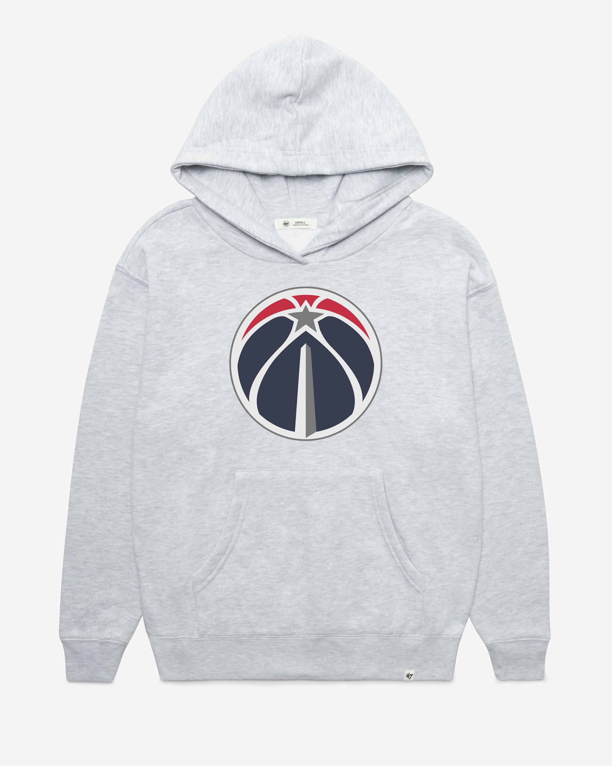 WASHINGTON WIZARDS IMPRINT '47 NAOMI HOOD WOMENS RELAY GREY
