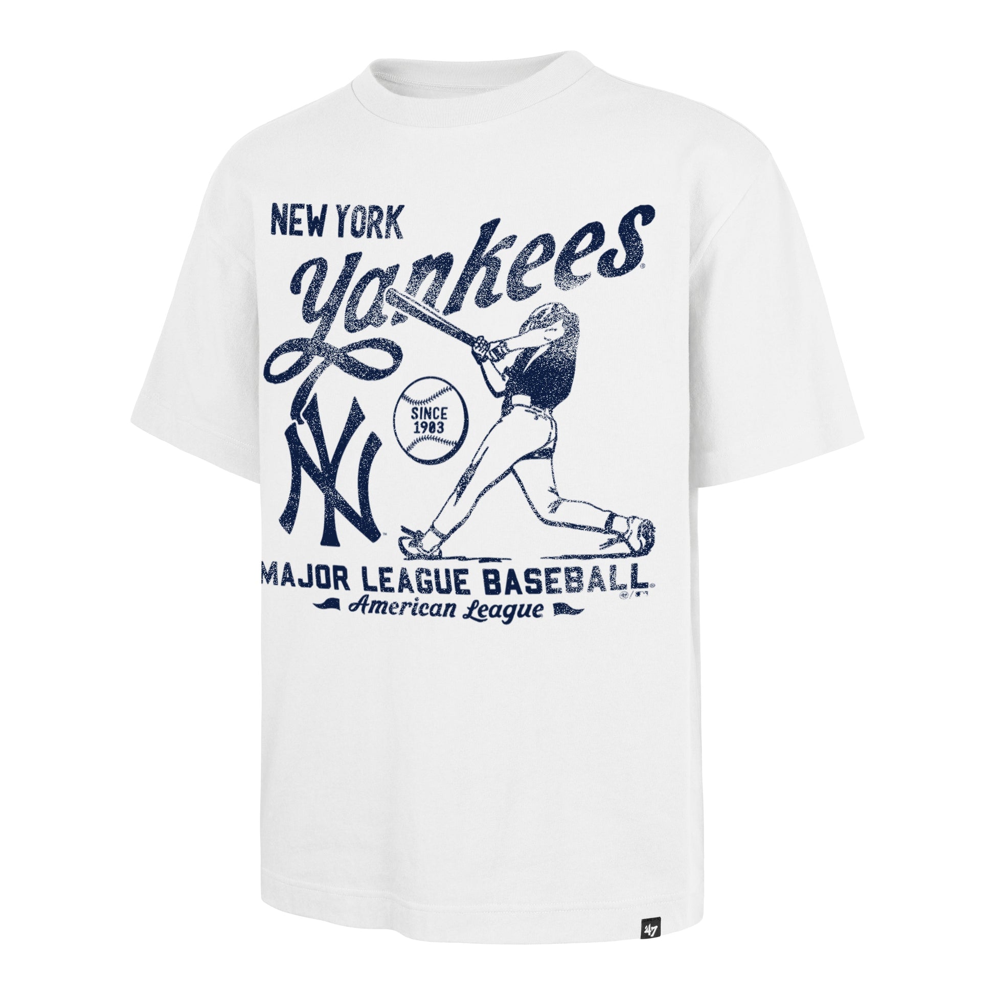 NEW YORK YANKEES REGIONAL '47 FOUNDATION TEE WHITE