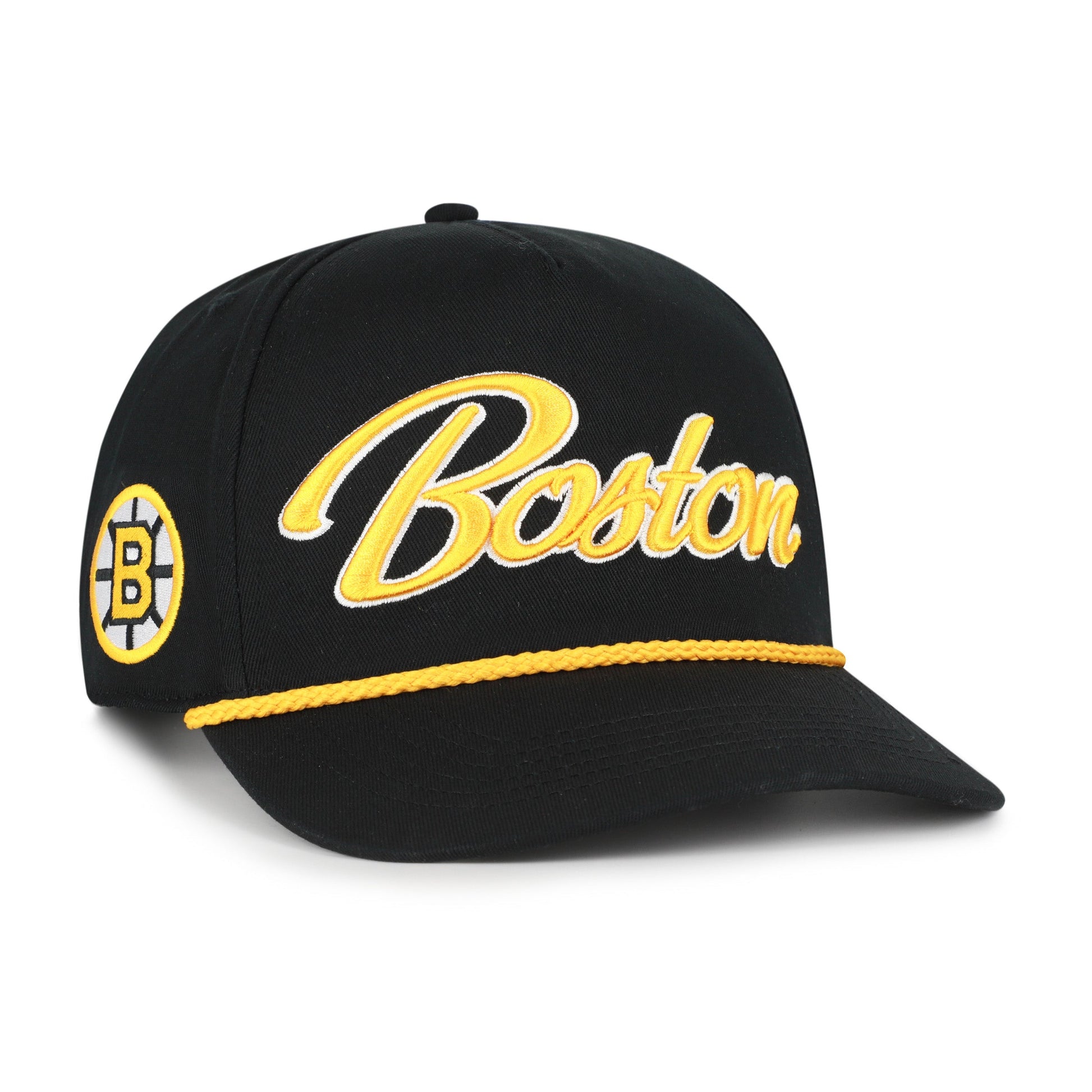 BOSTON BRUINS OVERHAND '47 HITCH BLACK