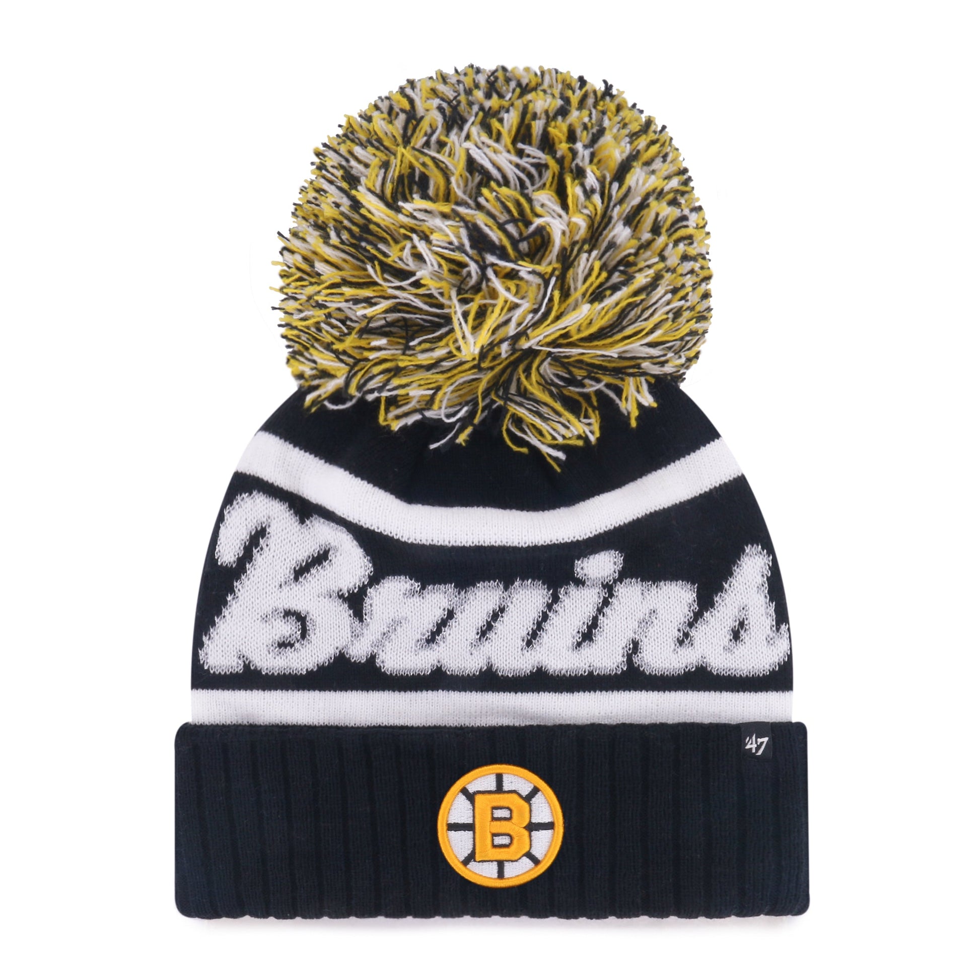 BOSTON BRUINS SPIRITED '47 CUFF KNIT BLACK