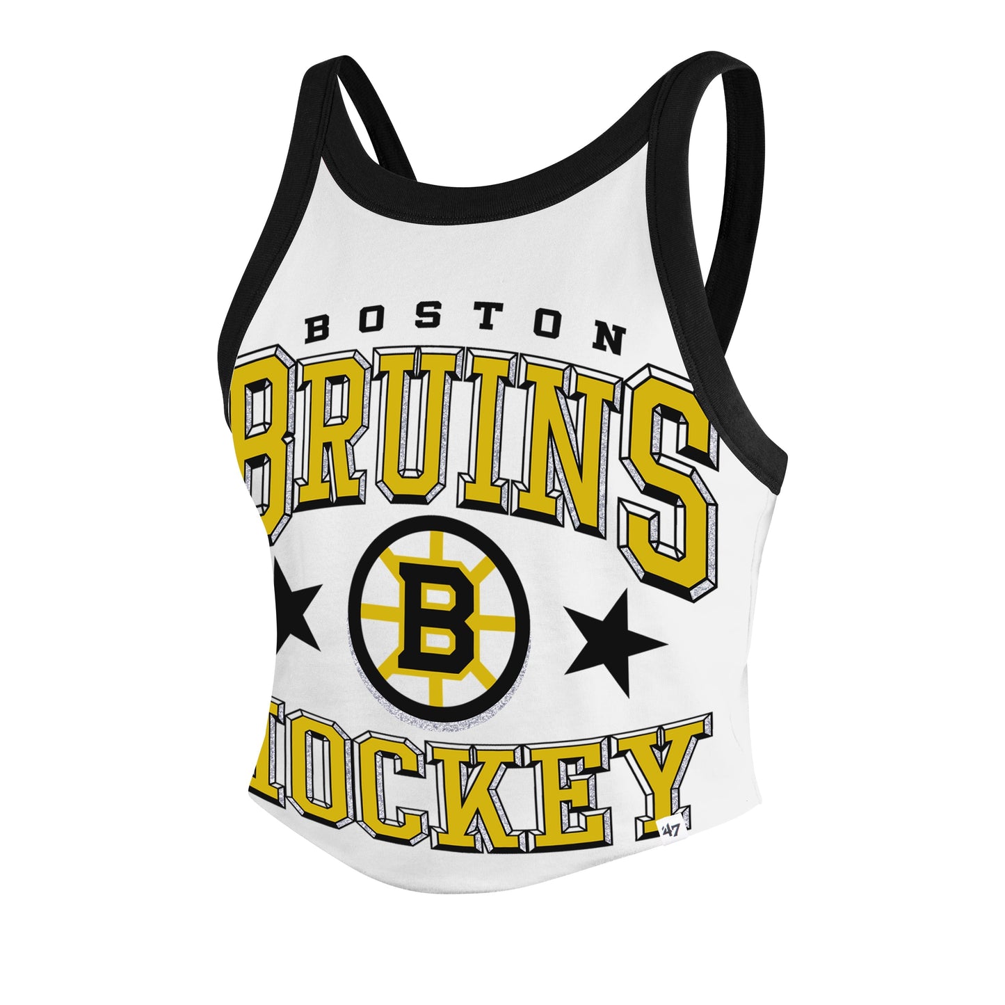 BOSTON BRUINS ENERGIZE '47 SPORTY TANK WOMENS WHITE