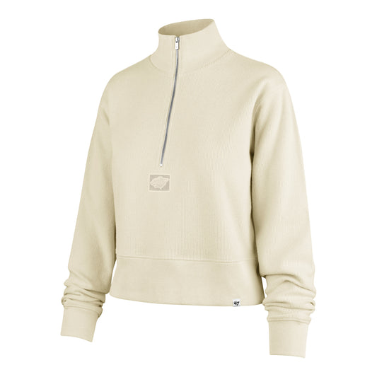 MINNESOTA WILD TRANQUILITY RIB '47 HALF ZIP WOMENS MOJAVE