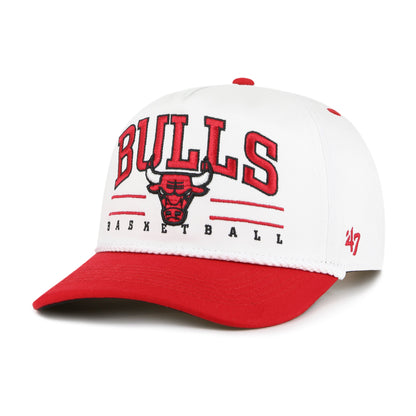 CHICAGO BULLS ROSCOE ROPE TWO TONE '47 HITCH WHITE