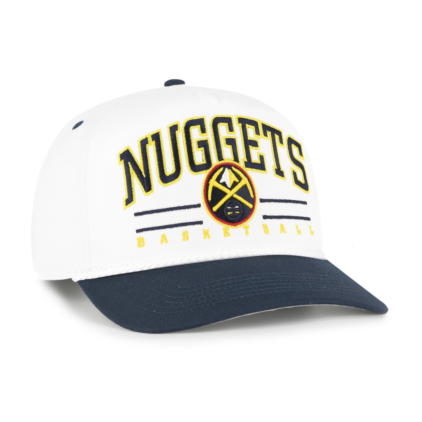 DENVER NUGGETS ROSCOE ROPE TWO TONE '47 HITCH WHITE