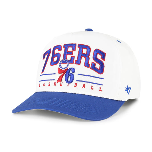 PHILADELPHIA 76ERS ROSCOE ROPE TWO TONE '47 HITCH WHITE