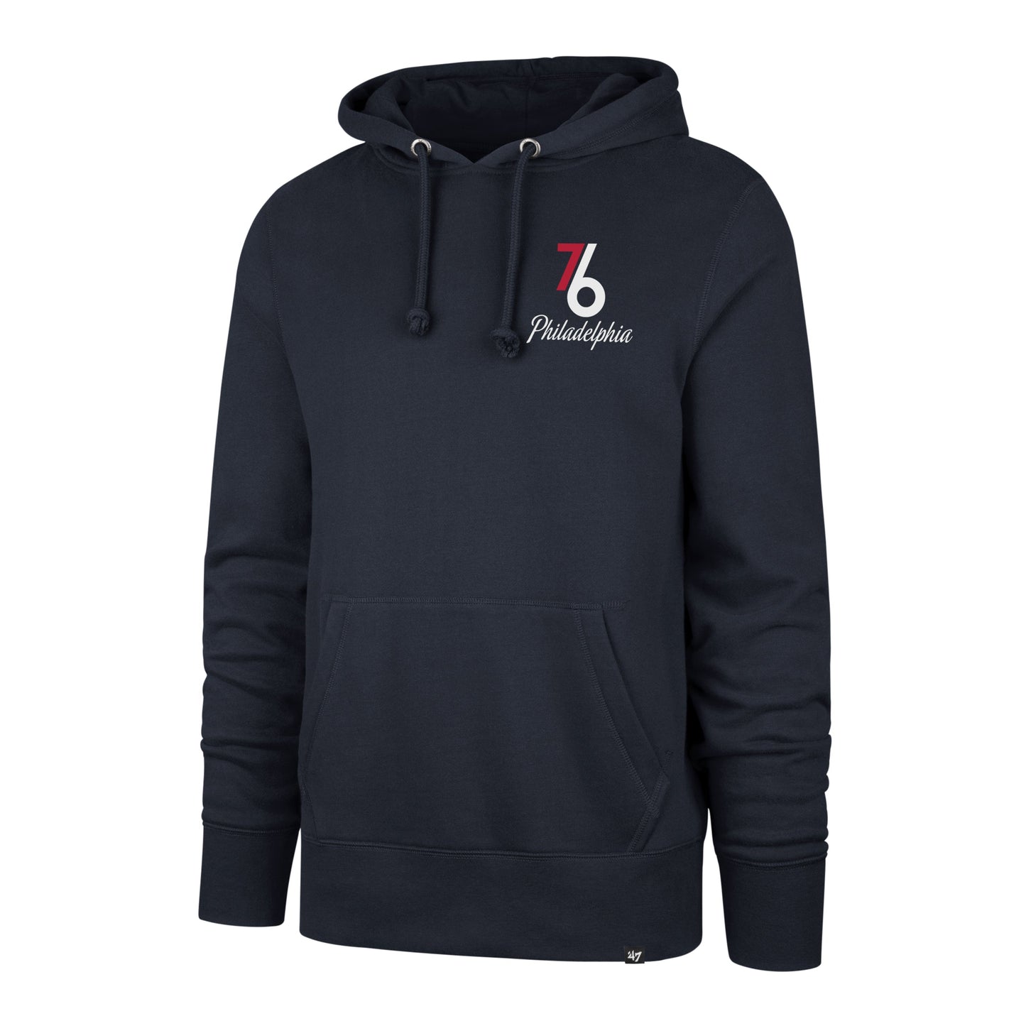 PHILADELPHIA 76ERS CITY EDITION JAB STEP '47 HEADLINE HOOD FALL NAVY