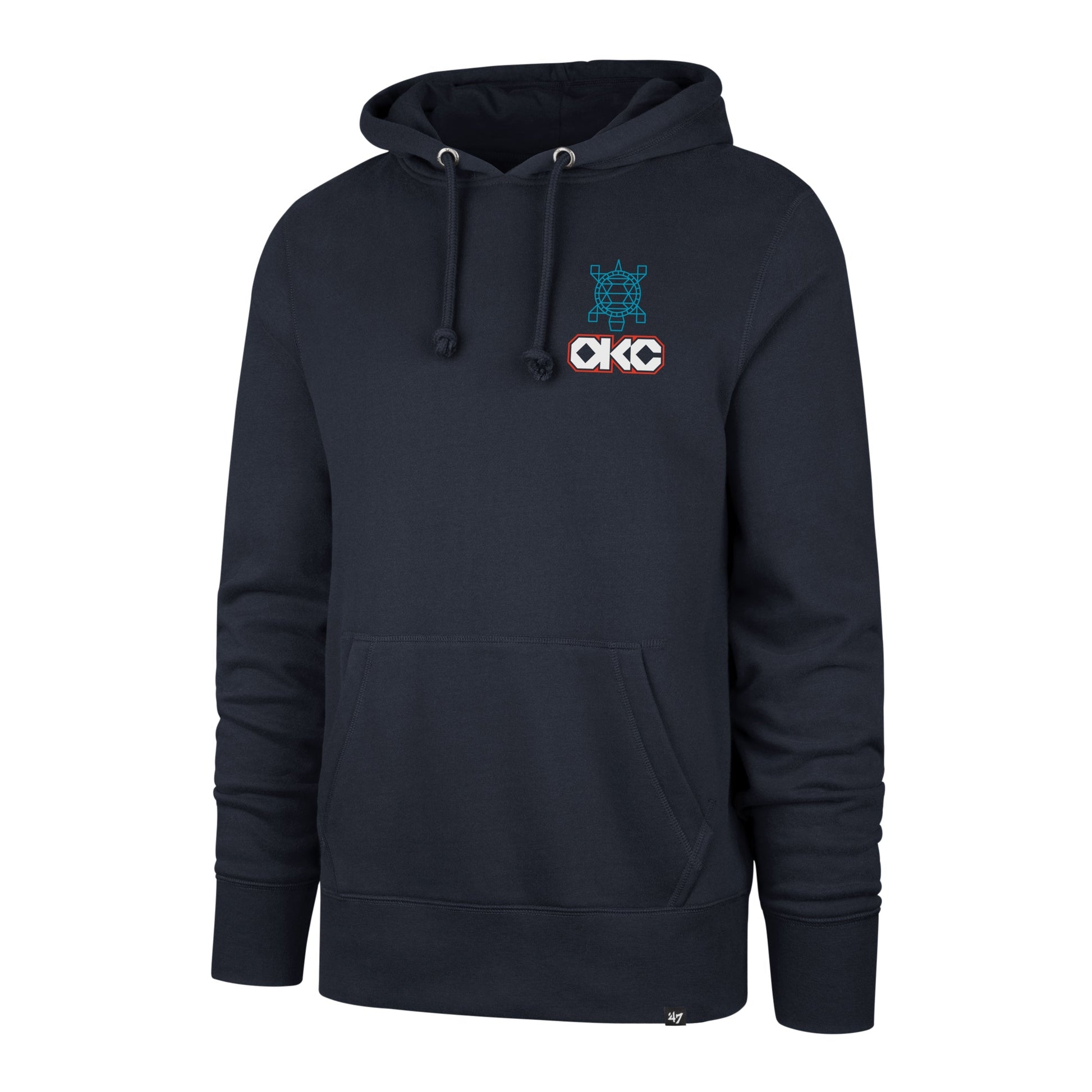 OKLAHOMA CITY THUNDER CITY EDITION JAB STEP '47 HEADLINE HOOD FALL NAVY