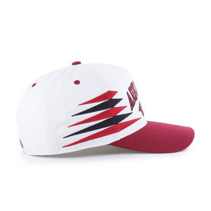 ARKANSAS RAZORBACKS DIAMOND CUT '47 HITCH WHITE