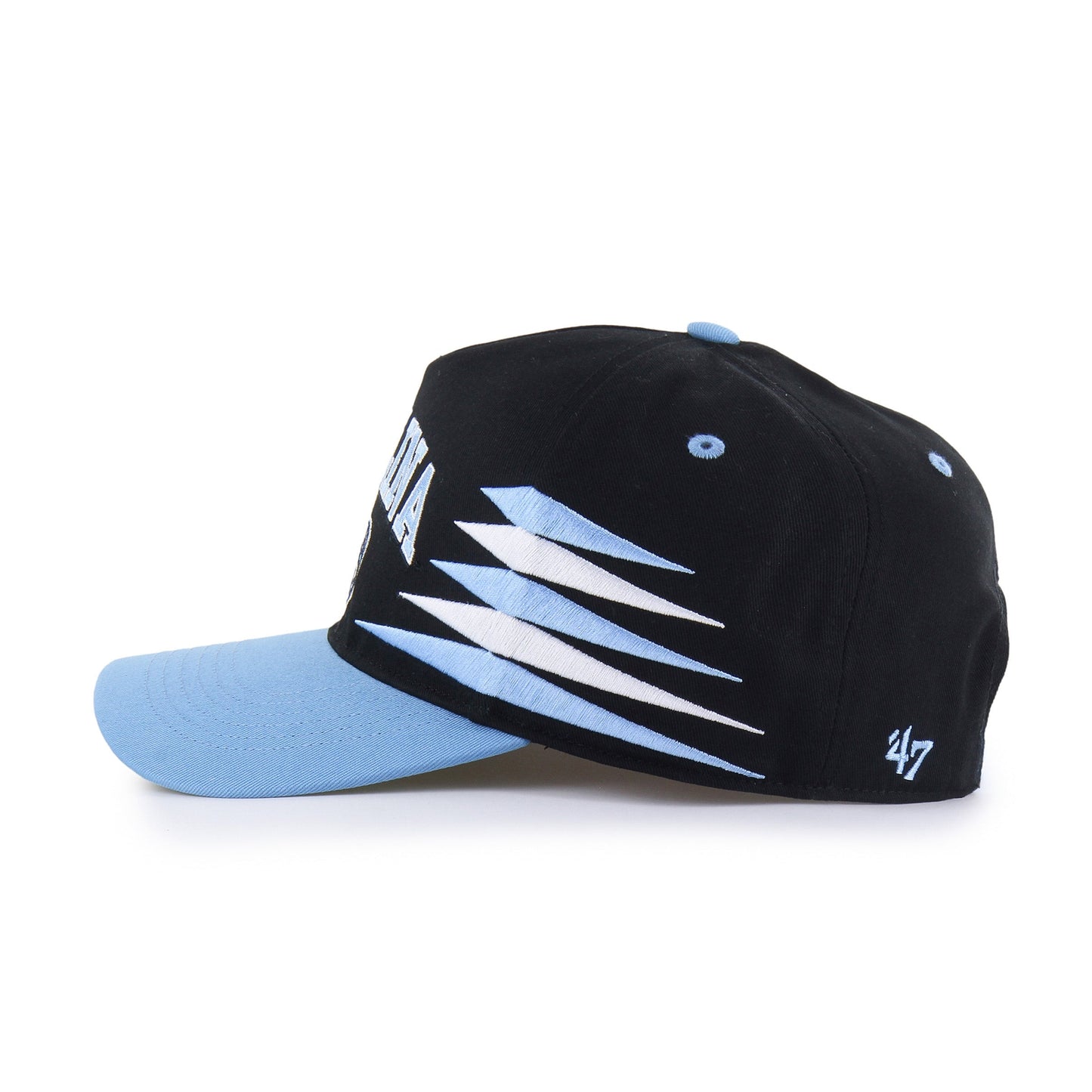 NORTH CAROLINA TAR HEELS UNC DIAMOND CUT '47 HITCH BLACK