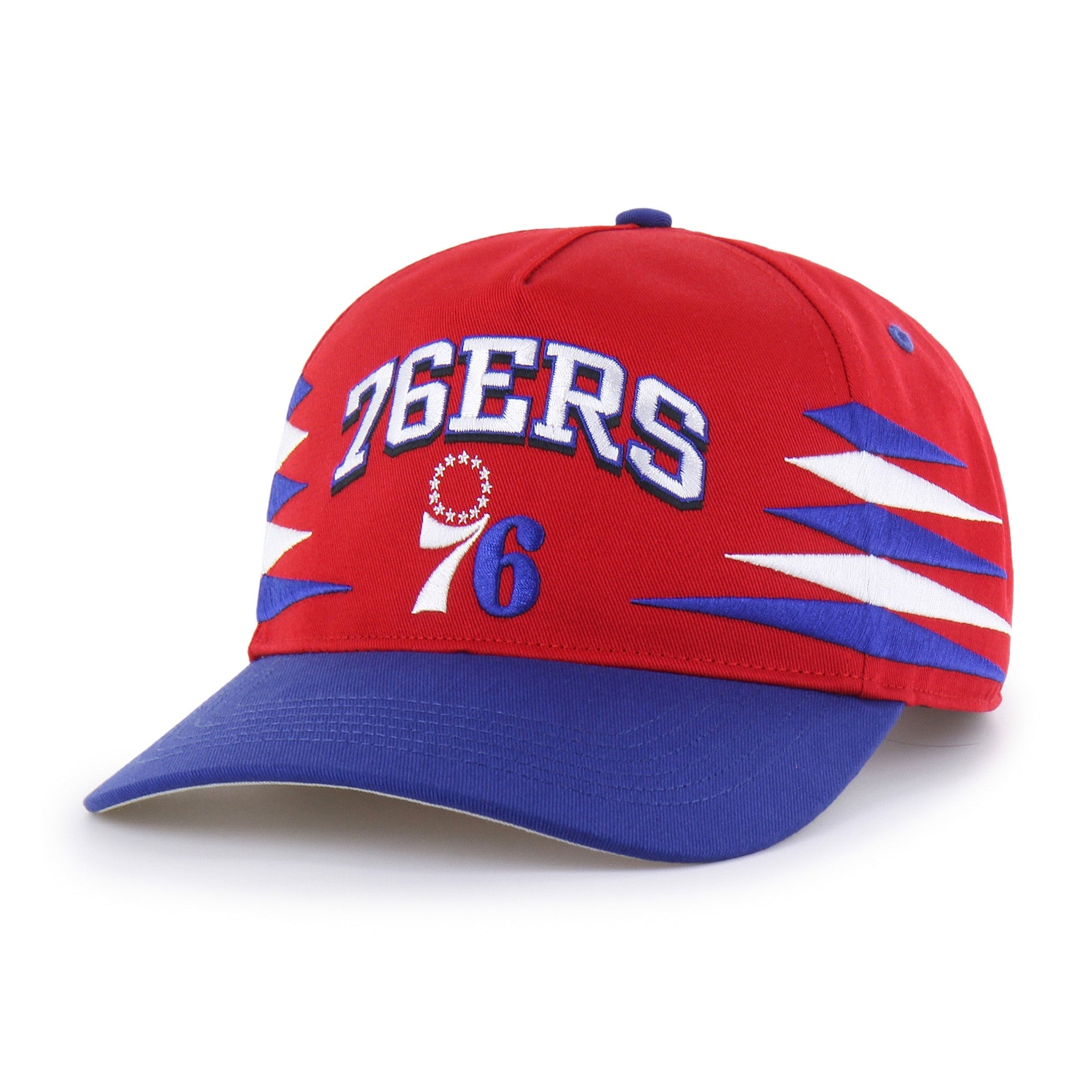 PHILADELPHIA 76ERS DIAMOND CUT '47 HITCH RED