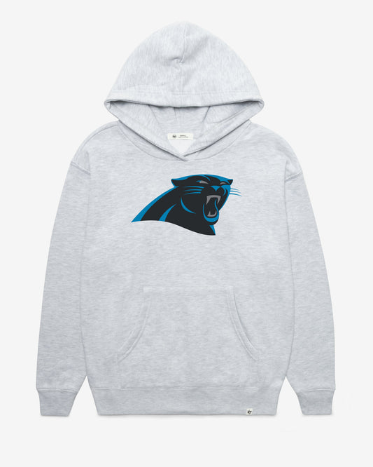 CAROLINA PANTHERS IMPRINT '47 NAOMI HOOD WOMENS RELAY GREY