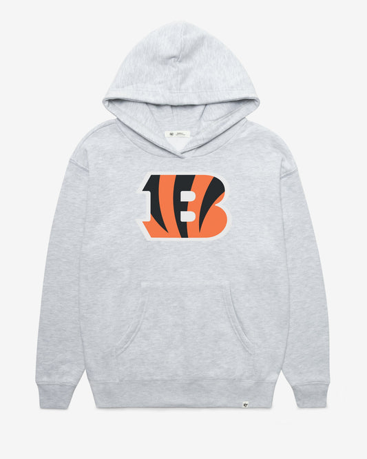 CINCINNATI BENGALS IMPRINT '47 NAOMI HOOD WOMENS RELAY GREY
