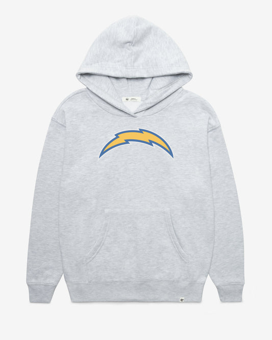 LOS ANGELES CHARGERS IMPRINT '47 NAOMI HOOD WOMENS RELAY GREY
