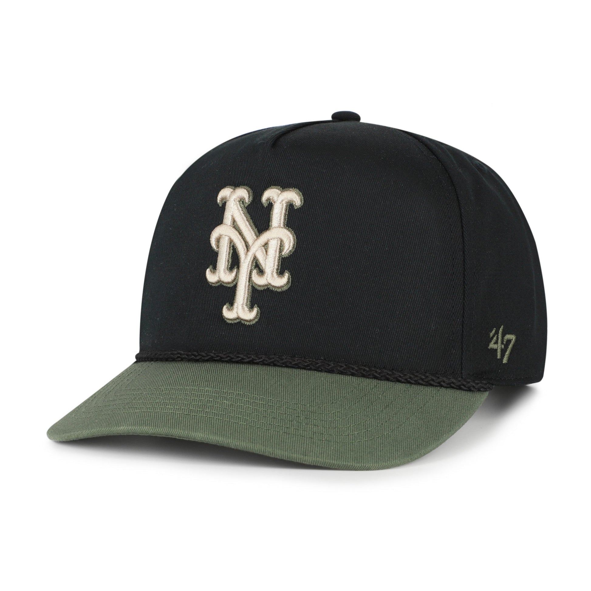 NEW YORK METS KHAKI ACCENTS '47 HITCH BLACK