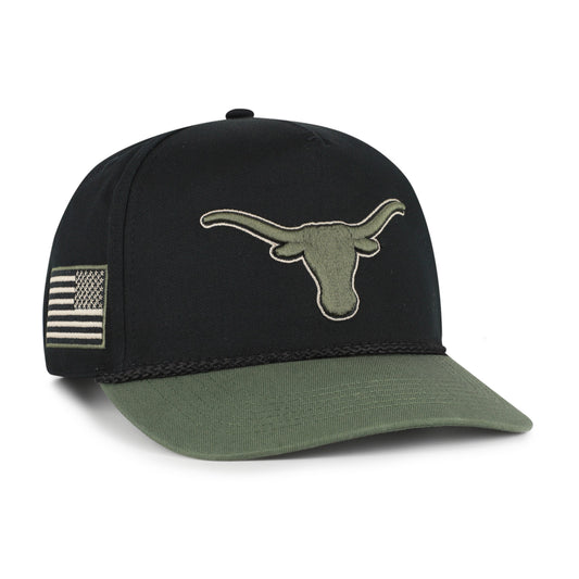 TEXAS LONGHORNS KHAKI ACCENTS '47 HITCH BLACK