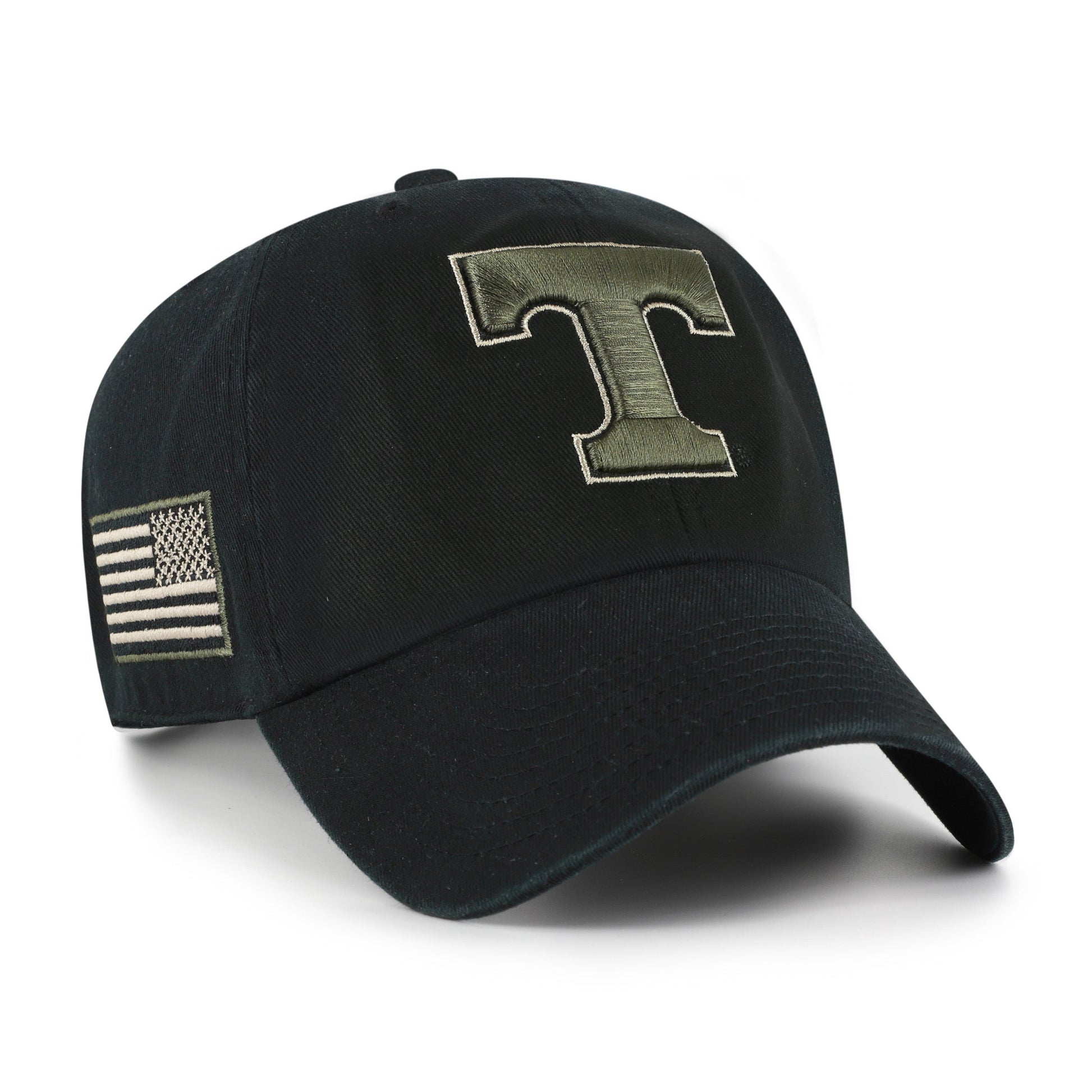 TENNESSEE VOLUNTEERS KHAKI ACCENTS '47 CLEAN UP BLACK