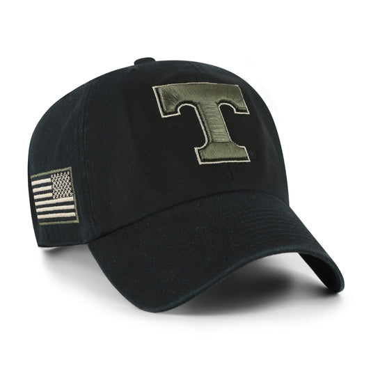 TENNESSEE VOLUNTEERS KHAKI ACCENTS '47 CLEAN UP BLACK