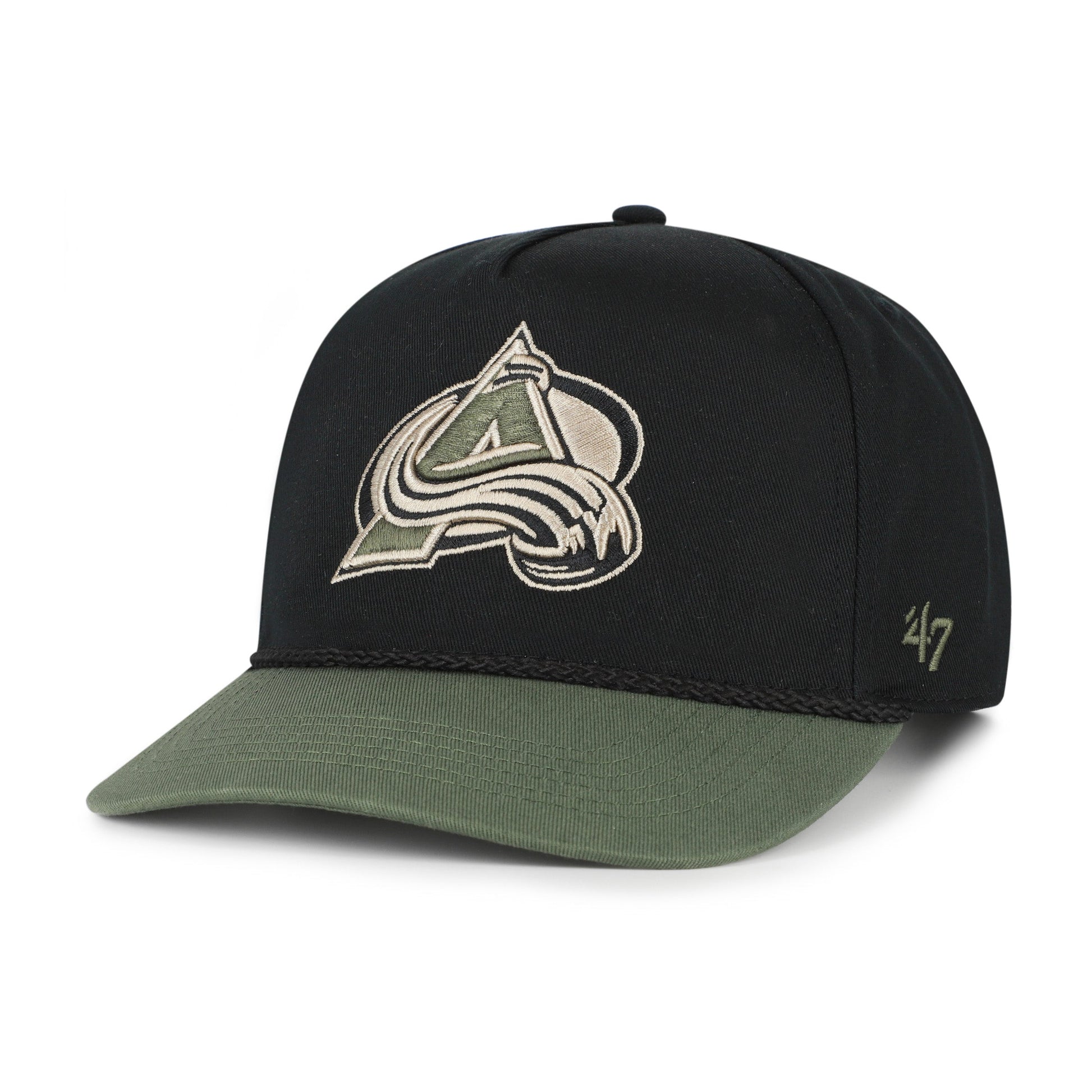 COLORADO AVALANCHE KHAKI ACCENTS '47 HITCH BLACK