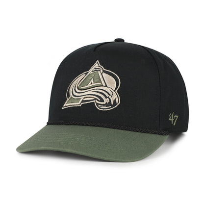 COLORADO AVALANCHE KHAKI ACCENTS '47 HITCH BLACK