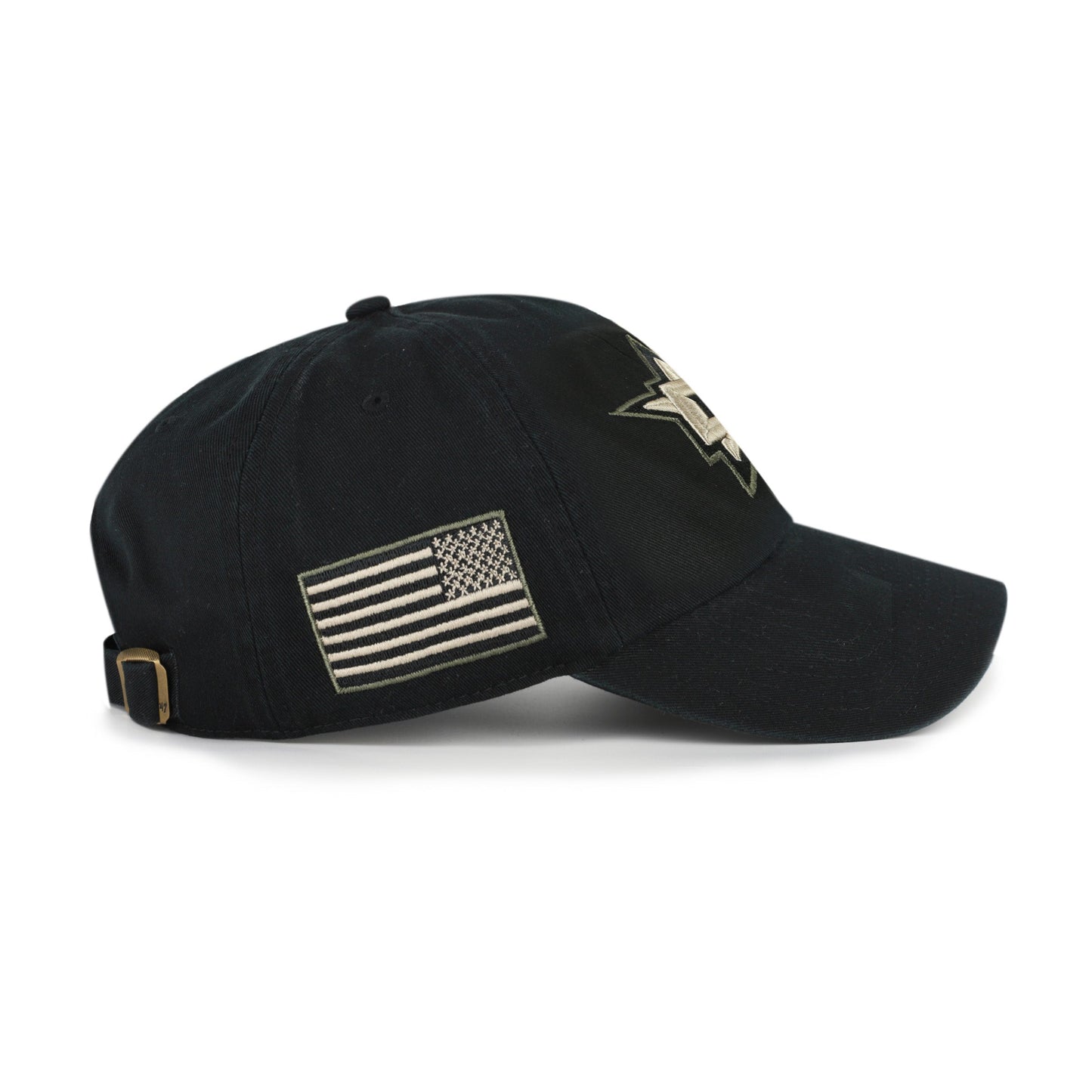 DALLAS STARS KHAKI ACCENTS '47 CLEAN UP BLACK