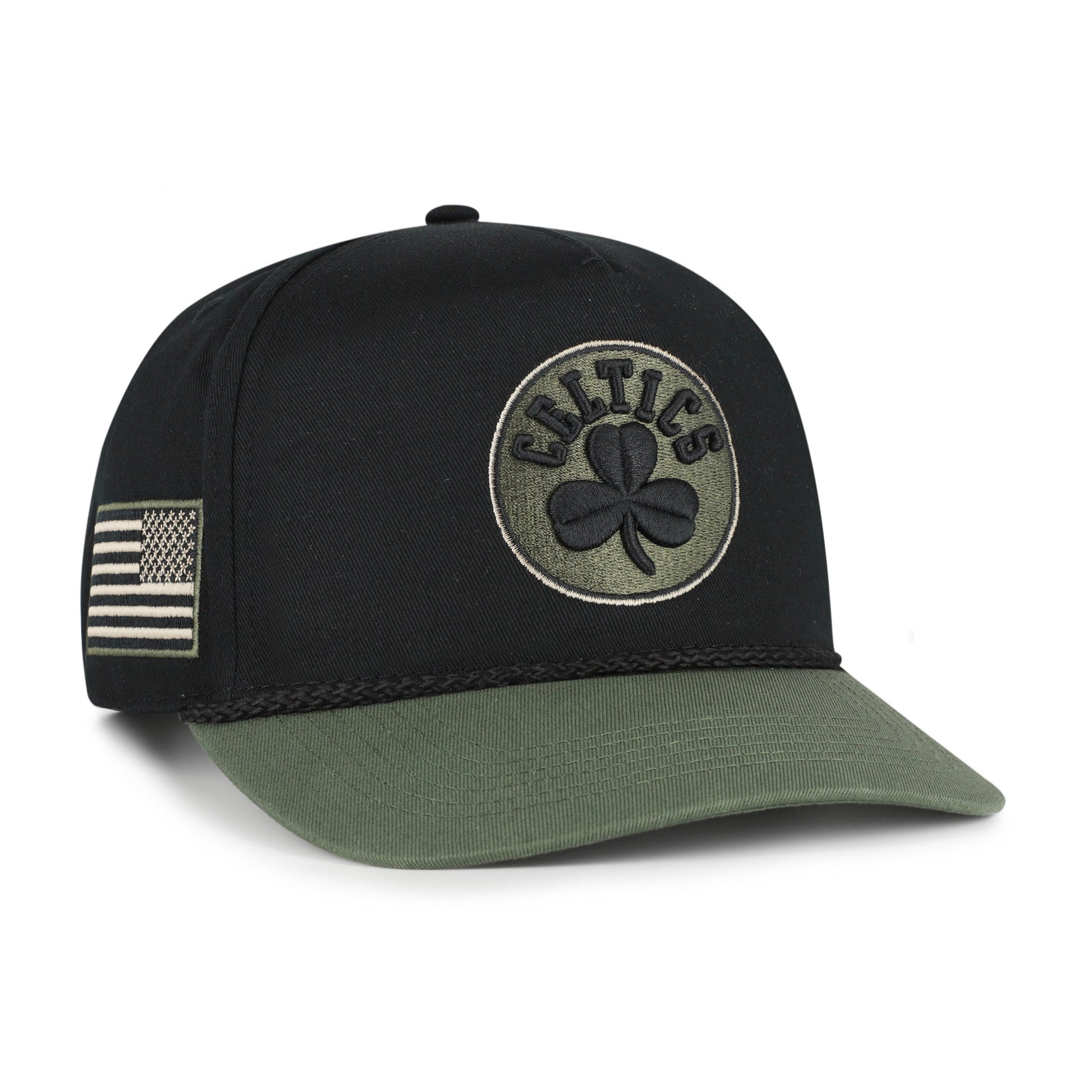 BOSTON CELTICS KHAKI ACCENTS '47 HITCH BLACK