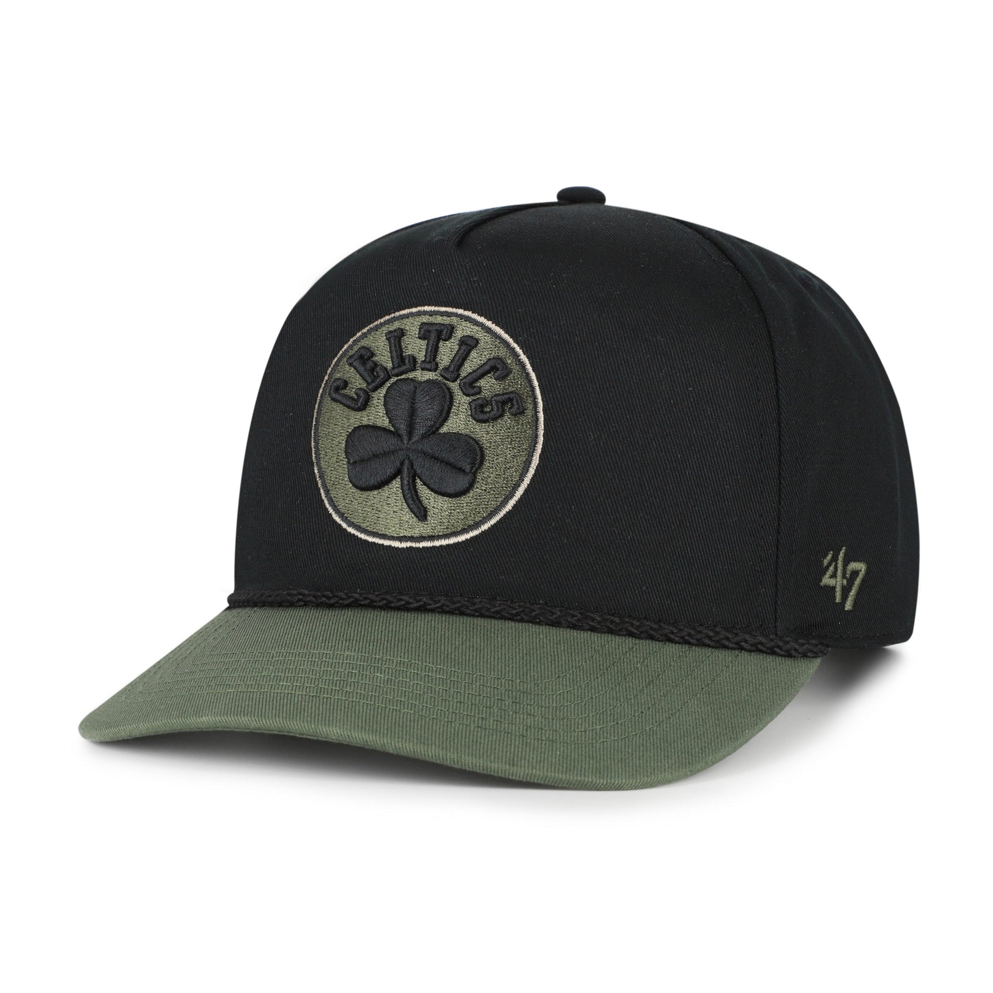 BOSTON CELTICS KHAKI ACCENTS '47 HITCH BLACK