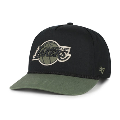 LOS ANGELES LAKERS KHAKI ACCENTS '47 HITCH BLACK