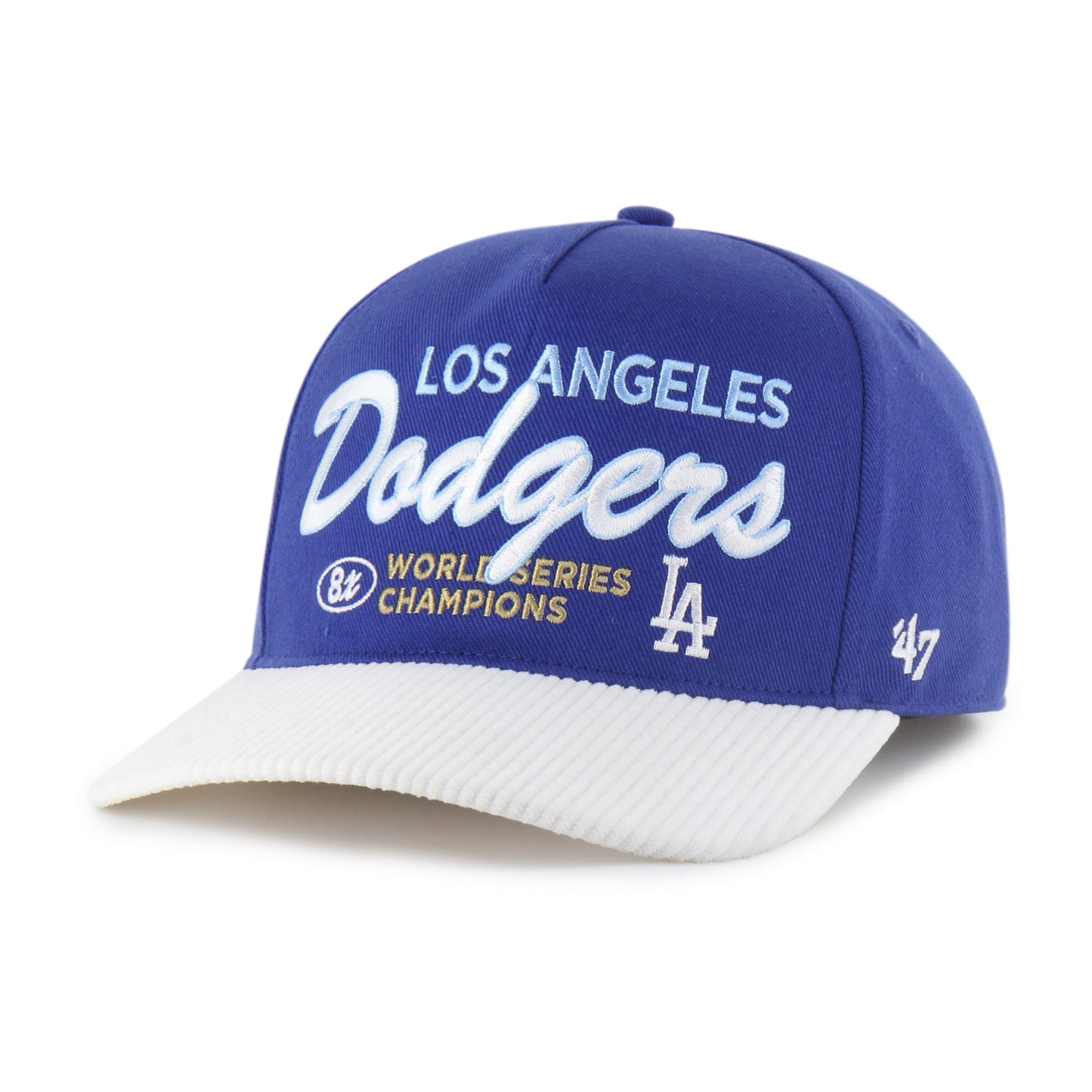 LOS ANGELES DODGERS WORLD SERIES MULTI TIME '47 HITCH RF RELAXED FIT ROYAL