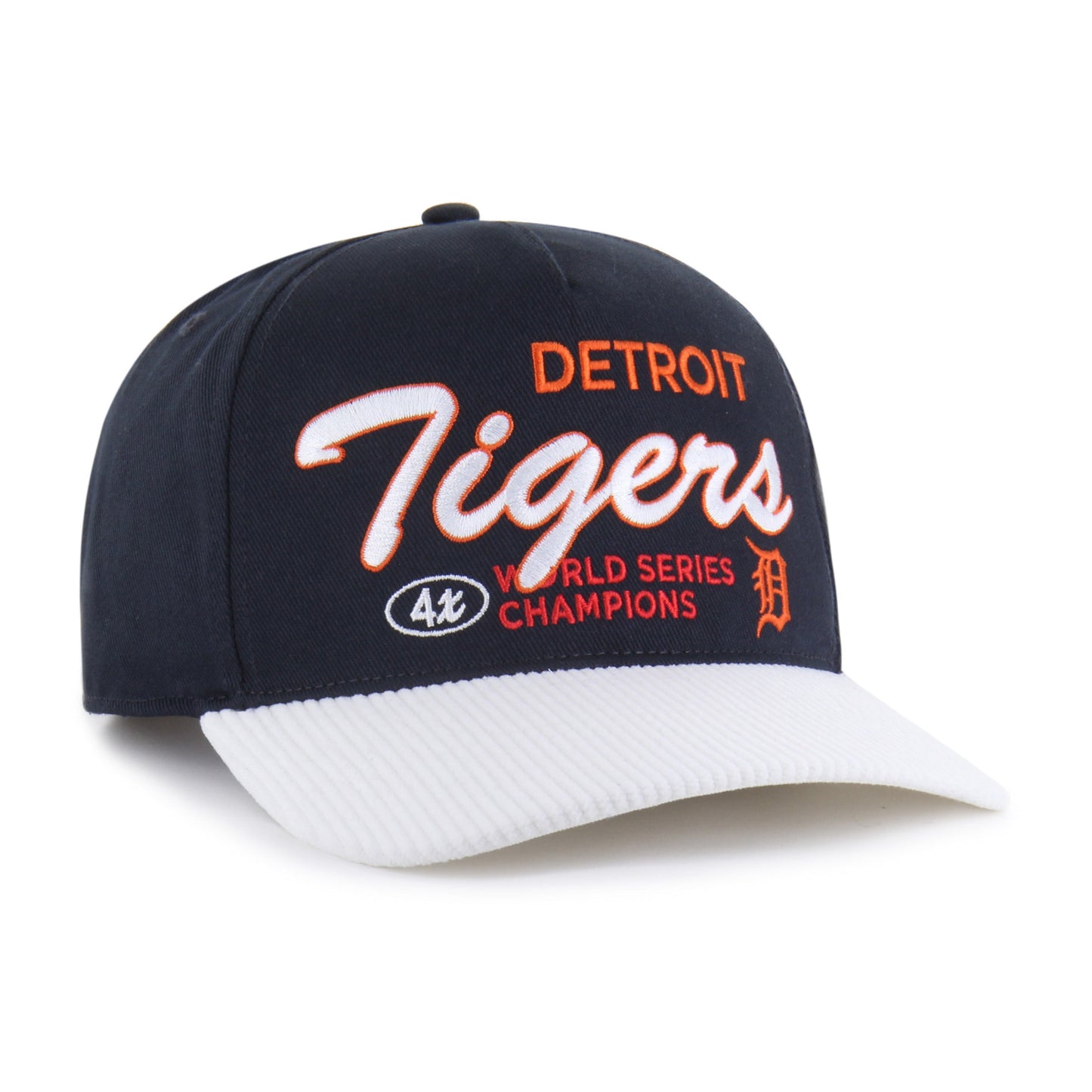 DETROIT TIGERS COOPERSTOWN WORLD SERIES MULTI TIME '47 HITCH RF RELAXED FIT NAVY