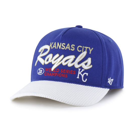 KANSAS CITY ROYALS COOPERSTOWN WORLD SERIES MULTI TIME '47 HITCH RF RELAXED FIT ROYAL