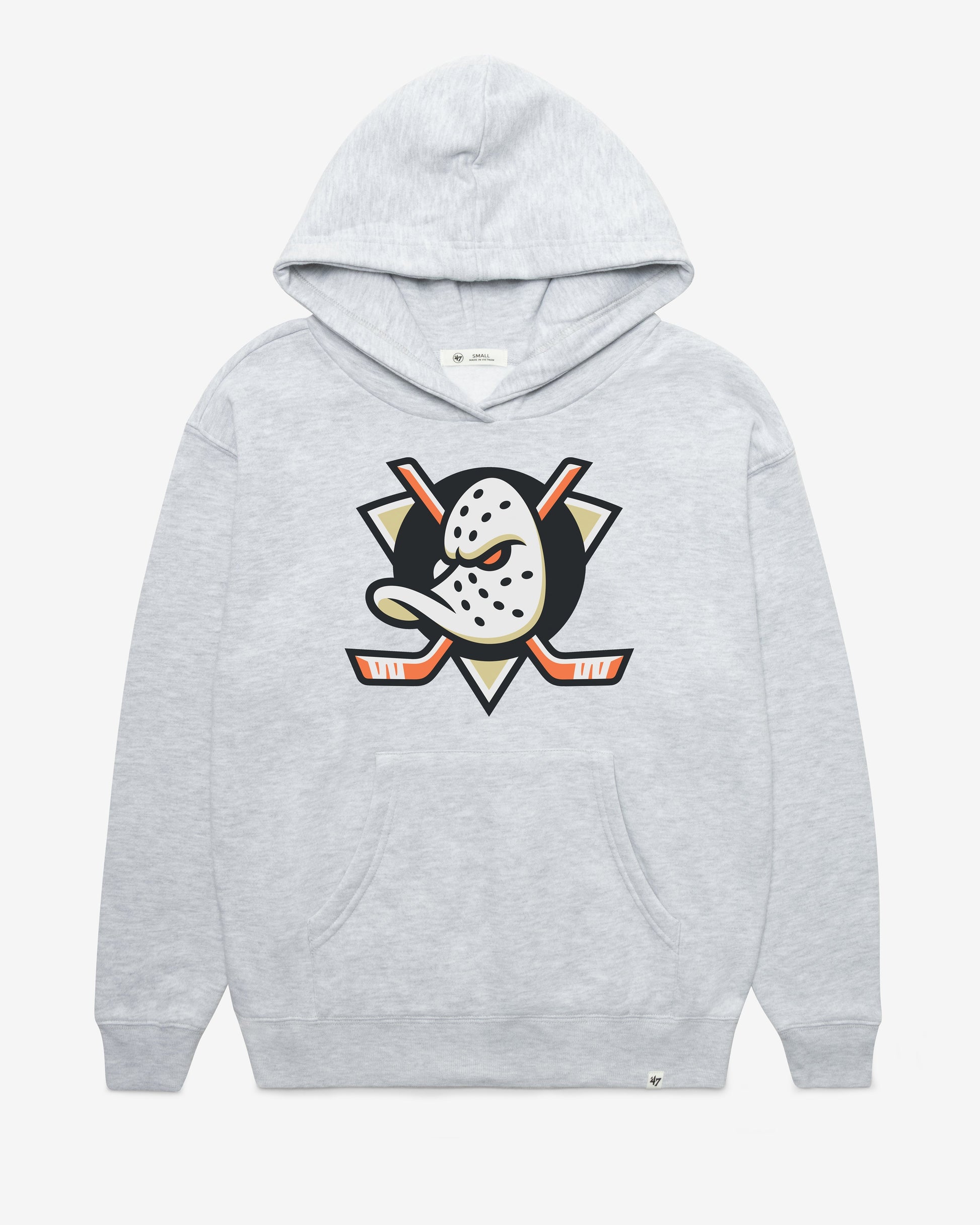 ANAHEIM DUCKS IMPRINT '47 NAOMI HOOD WOMENS RELAY GREY