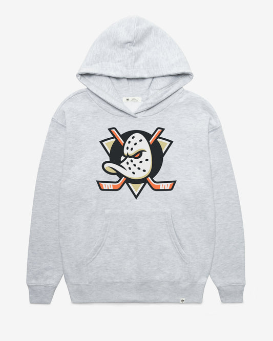 ANAHEIM DUCKS IMPRINT '47 NAOMI HOOD WOMENS RELAY GREY
