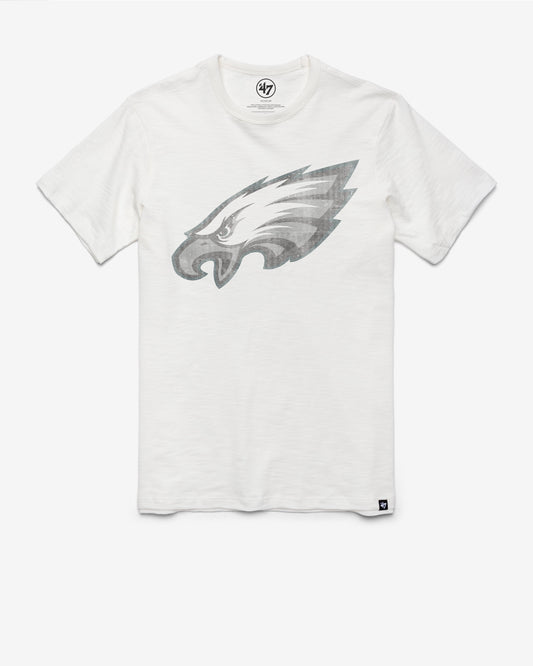 PHILADELPHIA EAGLES GRIT '47 SCRUM TEE WHITE WASH
