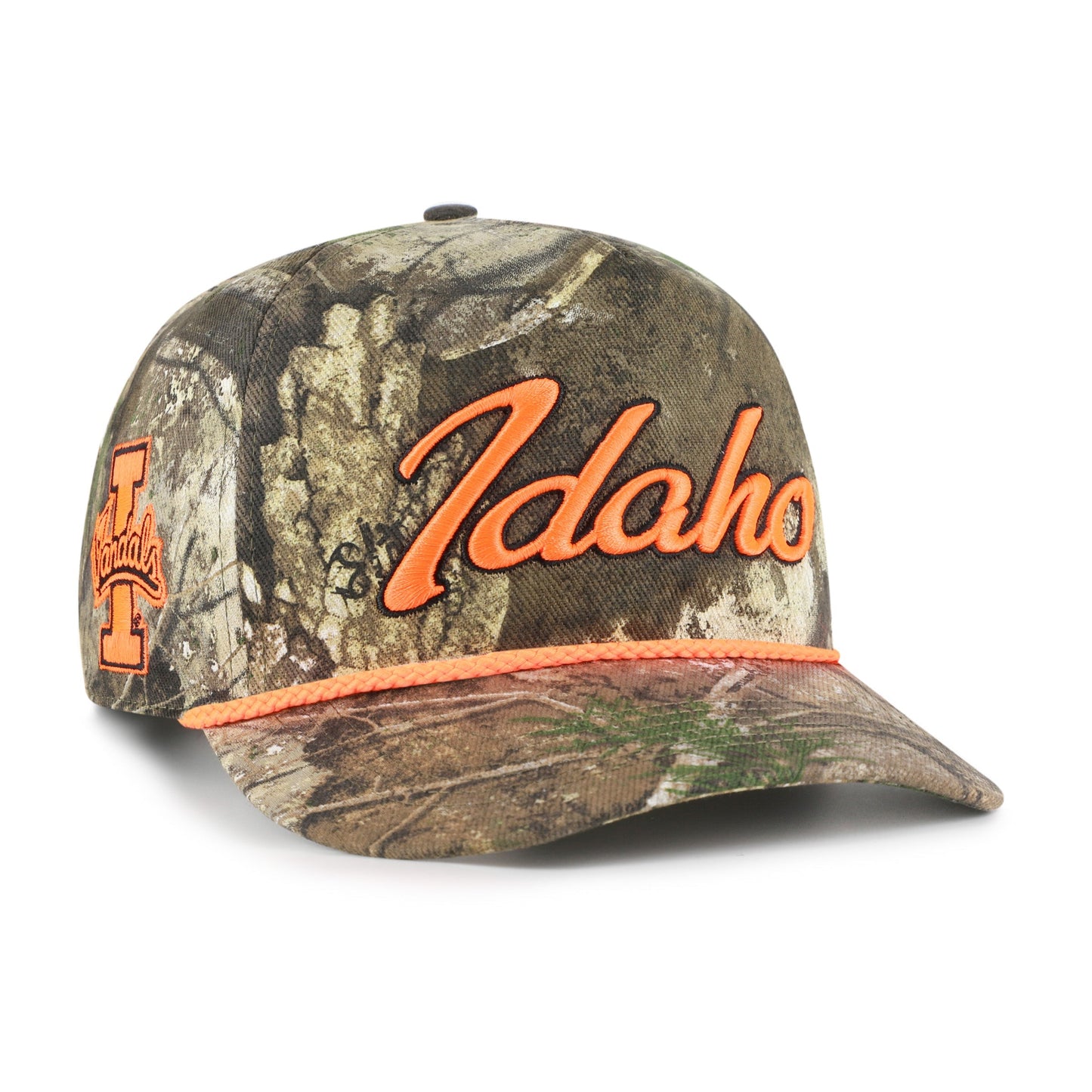 IDAHO VANDALS OVERHAND SCRIPT REALTREE '47 HITCH REALTREE APX