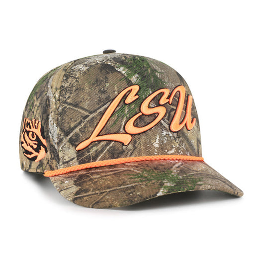 LOUISIANA STATE TIGERS LSU OVERHAND SCRIPT REALTREE '47 HITCH REALTREE APX