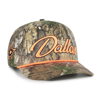 DALLAS STARS OVERHAND SCRIPT REALTREE '47 HITCH REALTREE APX
