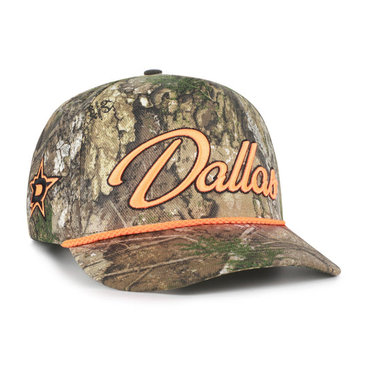 DALLAS STARS OVERHAND SCRIPT REALTREE '47 HITCH REALTREE APX