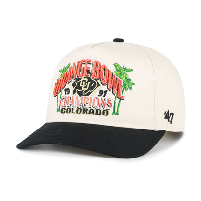 COLORADO BUFFALOES ORANGE BOWL PAST CHAMPS '47 HITCH NATURAL