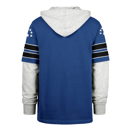 INDIANAPOLIS COLTS HISTORIC DOUBLE HEADER BLITZ '47 CORNERBACK LACER JETTY BLUE