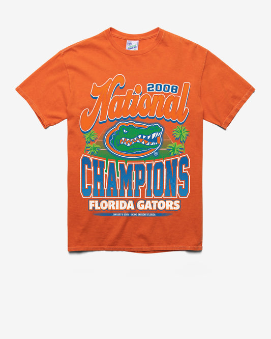 FLORIDA GATORS H-CHAMPS LOCKER VINTAGE TUBULAR TEE DT ORANGE