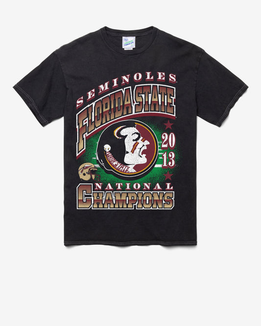 FLORIDA STATE SEMINOLES H-CHAMPS LOCKER VINTAGE '47 TUBULAR TEE DT BLACK
