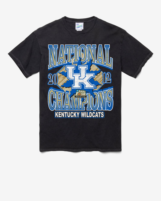 KENTUCKY WILDCATS H-CHAMPS LOCKER VINTAGE '47 TUBULAR TEE DT BLACK