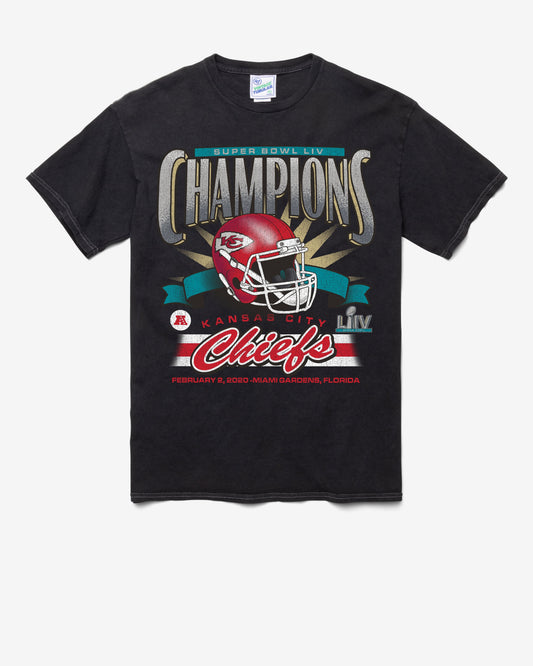 KANSAS CITY CHIEFS LOCKER VINTAGE '47 TUBULAR TEE DT BLACK