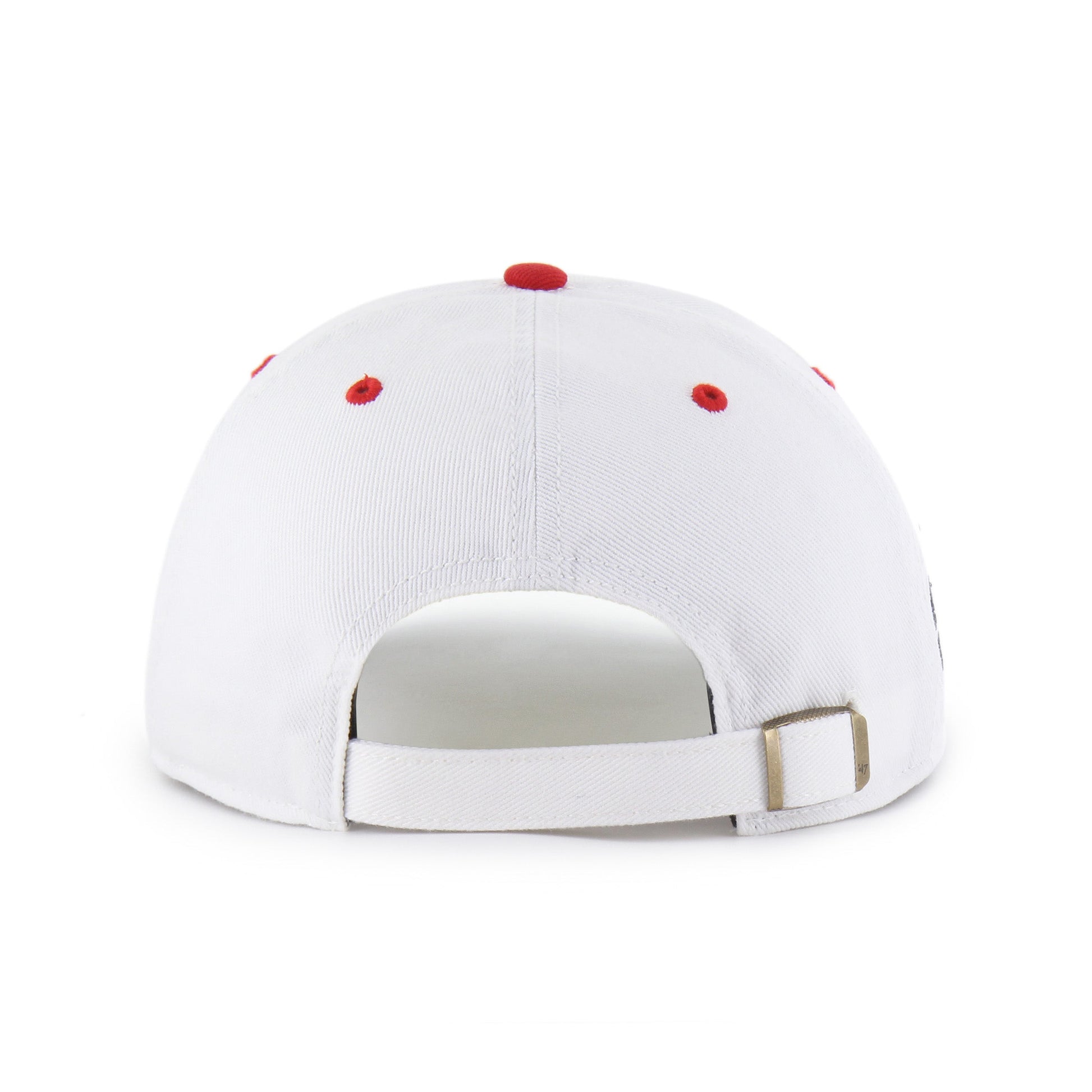 NEW JERSEY DEVILS VINTAGE RETRO FREEZE '47 CLEAN UP MF MID FIT RAW WHITE