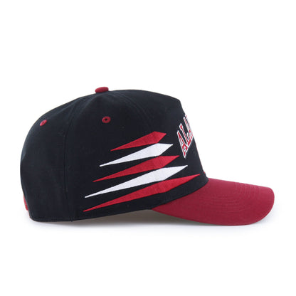ALABAMA CRIMSON TIDE DIAMOND CUT '47 HITCH BLACK