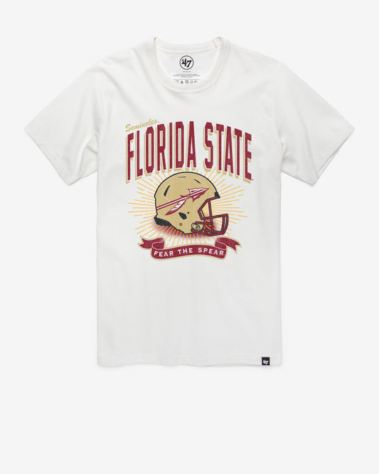 FLORIDA STATE SEMINOLES PRIME PLAY '47 FRANKLIN TEE WHITE WASH