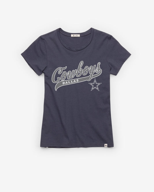 DALLAS COWBOYS TAIL SWEEP '47 FRANKIE TEE WOMENS ATLAS BLUE