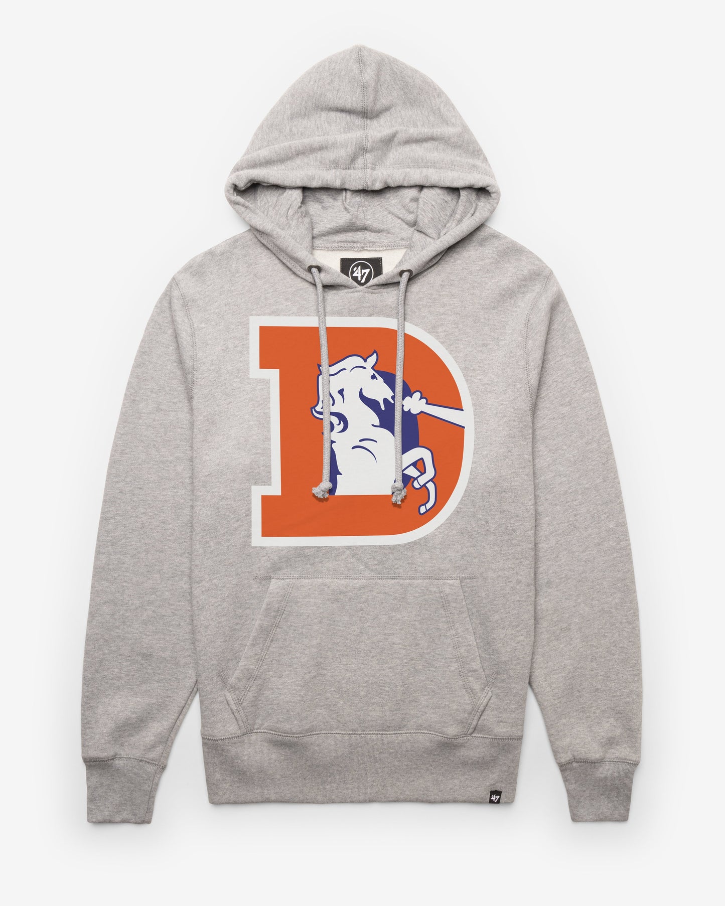 DENVER BRONCOS HISTORIC IMPRINT '47 HEADLINE HOOD SLATE GREY