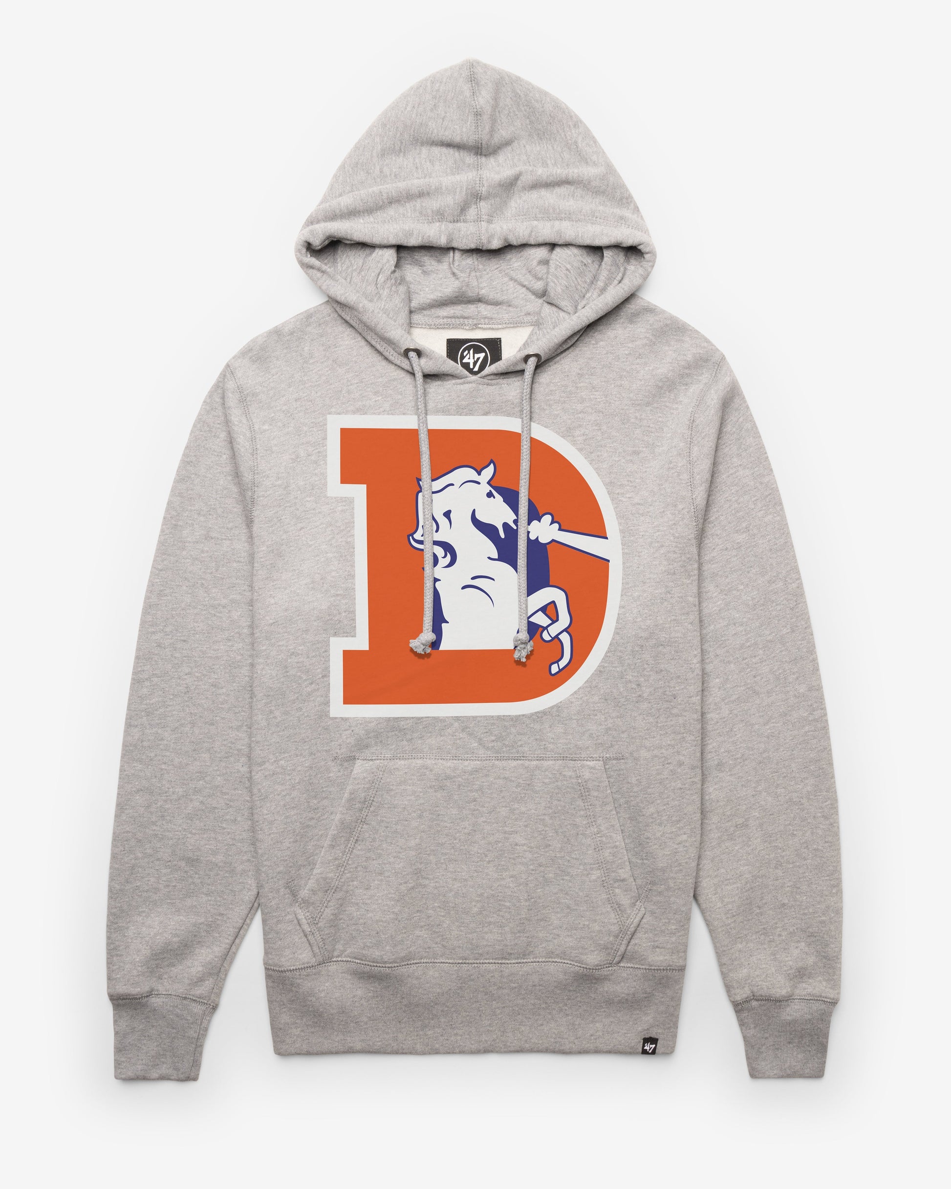 DENVER BRONCOS HISTORIC IMPRINT '47 HEADLINE HOOD SLATE GREY
