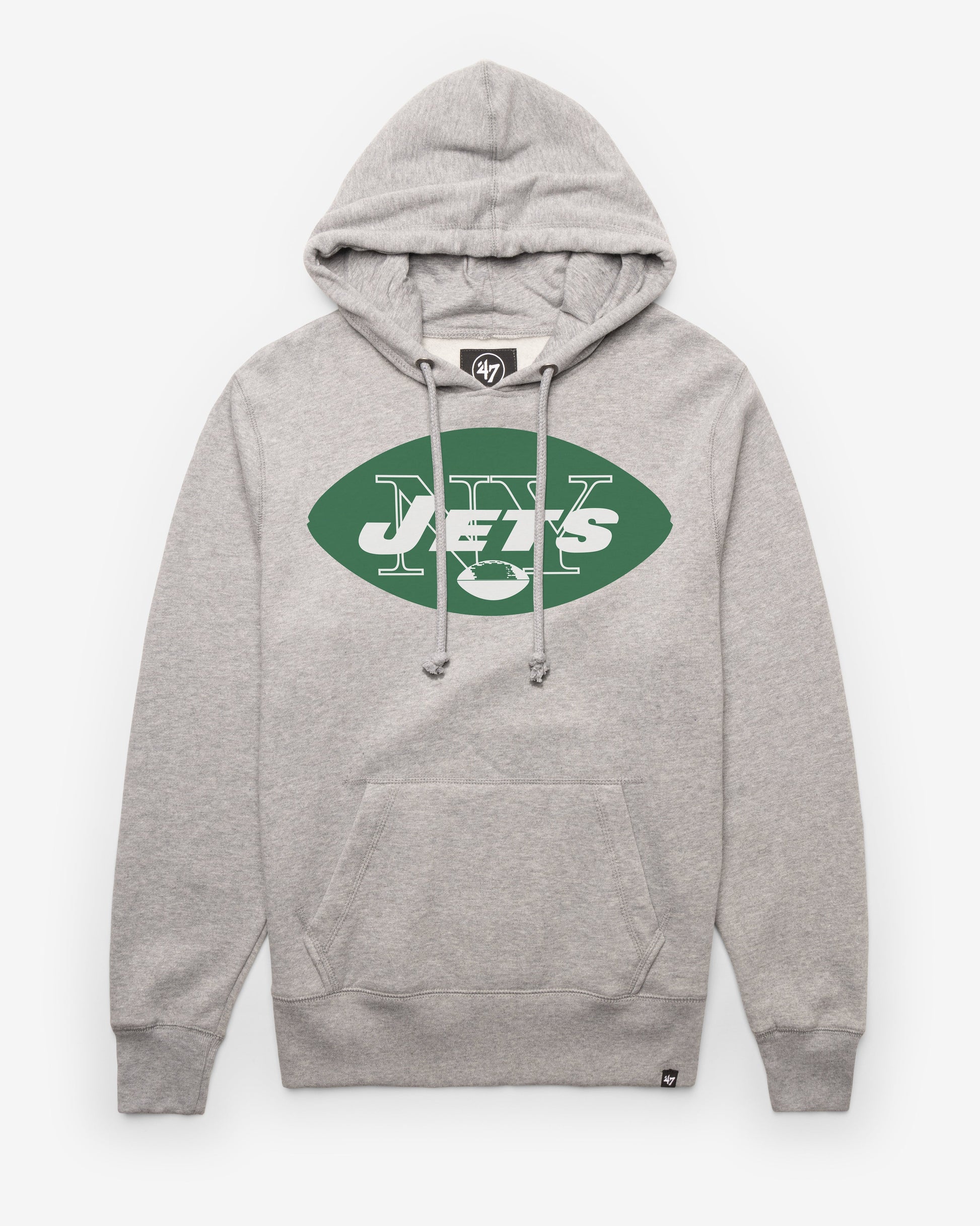 NEW YORK JETS HISTORIC IMPRINT '47 HEADLINE HOOD SLATE GREY